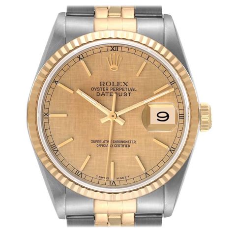 rolex 16233 linen dial